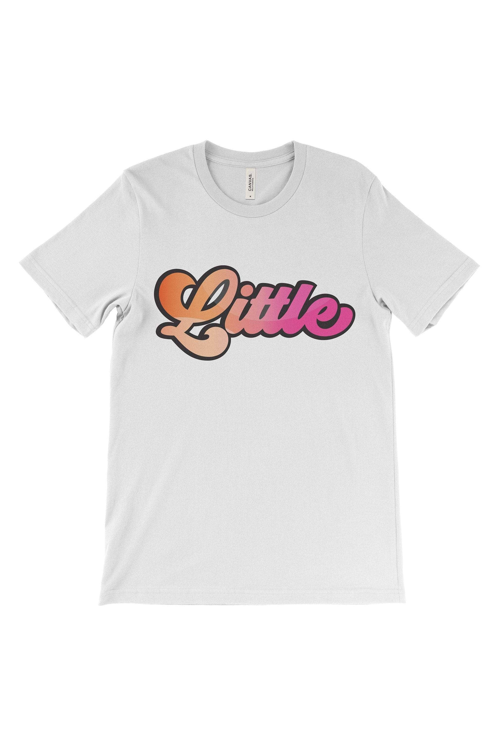 Flower Power Hippie Big Little Bella Canvas Short Sleeve Unisex Tee, Ladies, Sunny and Southern, - Sunny and Southern,