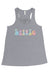Groovy Tie Dye Big Little Bella Canvas Flowy Racerback Tank, Ladies, Sunny and Southern, - Sunny and Southern,