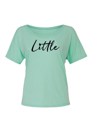 Big Little Hearts Shirt - Bella Slouchy Scoop Neck Short Sleeve, Ladies, Blank, - Sunny and Southern,