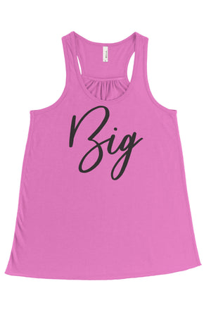 Big Little Handwriting Tank - Bella Flowy Racerback, Ladies, Sunny and Southern, - Sunny and Southern,