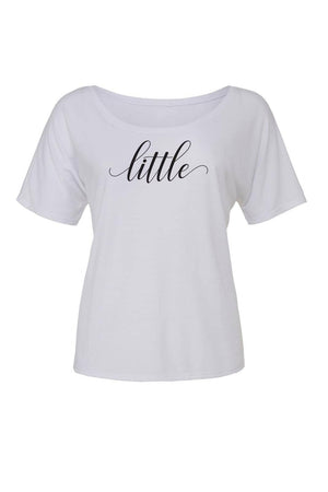 Big Little Elegant Shirt - Bella Slouchy Scoop Neck Short Sleeve