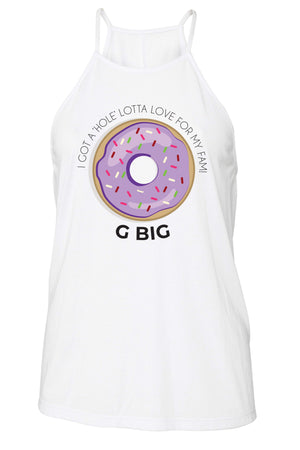 Big Little Donut Tank - Bella Flowy High Neck, Ladies, Sunny and Southern, - Sunny and Southern,