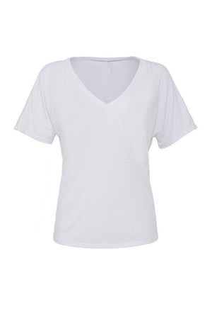 Bella Canvas Ladies Slouchy VNeck Tee B8815, Material, Blank, - Sunny and Southern,