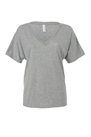 Bella Canvas Ladies Slouchy VNeck Tee B8815, Material, Blank, - Sunny and Southern,