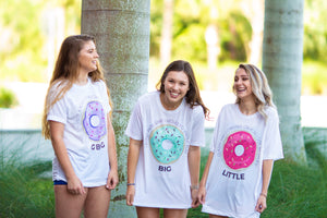Big Little Donut Shirt - Next Level Unisex Short Sleeve, Ladies, Sunny and Southern, - Sunny and Southern,