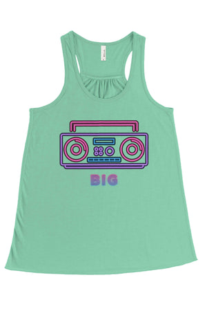 Down to Disco Big Little Bella Canvas Flowy Racerback Tank, Ladies, Sunny and Southern, - Sunny and Southern,
