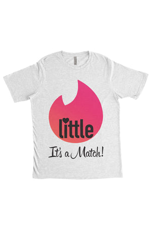 Big Little Tinder - It's a Match Next Level Unisex Poly/Cotton Crew