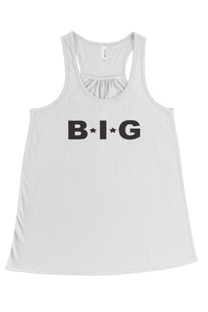 Big Little Star Font Bella Canvas Flowy Racerback Tank, Ladies, Sunny and Southern, - Sunny and Southern,