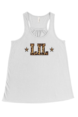 Into the Wild - Cheetah Print Big Little Bella Canvas Flowy Racerback Tank, Ladies, Sunny and Southern, - Sunny and Southern,