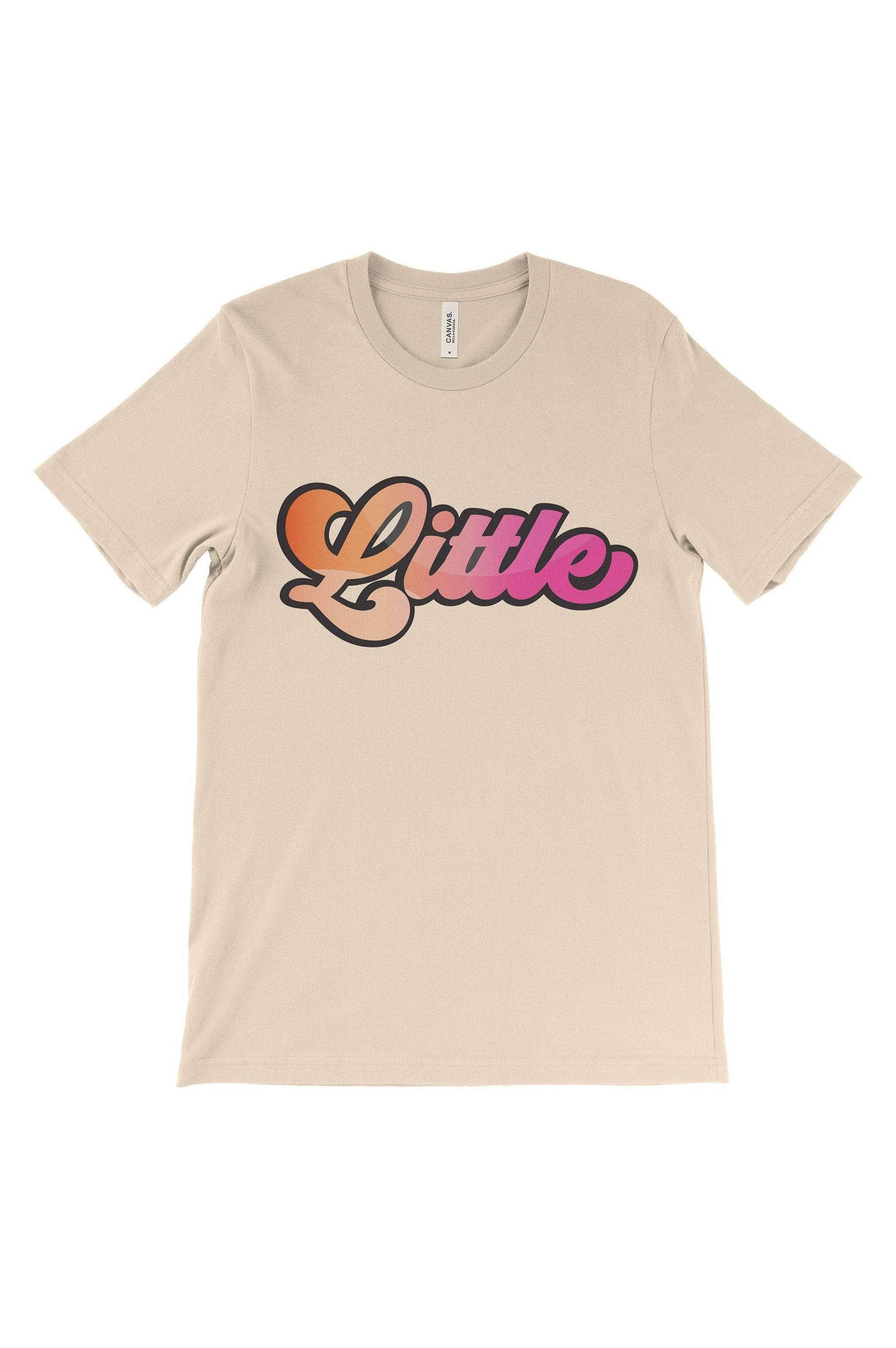 Flower Power Hippie Big Little Bella Canvas Short Sleeve Unisex Tee, Ladies, Sunny and Southern, - Sunny and Southern,