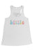 Groovy Tie Dye Big Little Bella Canvas Flowy Racerback Tank, Ladies, Sunny and Southern, - Sunny and Southern,