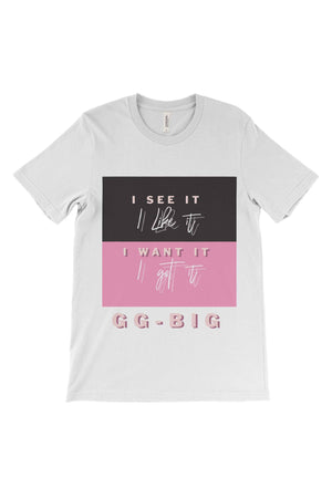 Ariana Grande I See It, I Want It Big Little Bella Canvas Short Sleeve Unisex Tee, Ladies, Sunny and Southern, - Sunny and Southern,