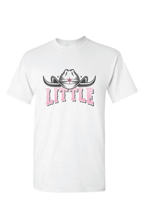 Pink Cowgirl Big Little Gildan Short Sleeve Tshirt